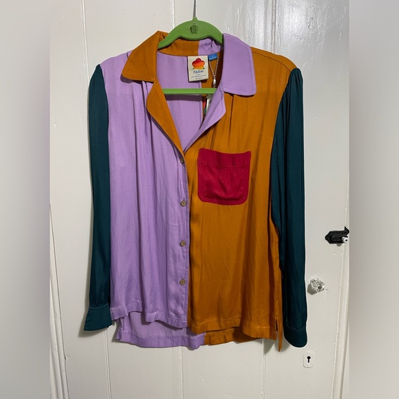 Anthropologie x Farm collab shirt - Picture 1 of 3